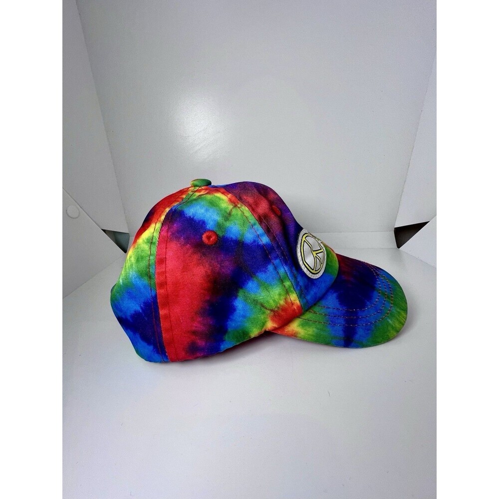 Buc-ee's Tie Dye Mesh Snapback Toddler Hat Cap With SPF, Peace-Love-Buccee - Picture 2 of 8